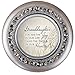 Cottage Garden Granddaughter The Joy and Smile Brushed Silver Round Jeweled Music Box Plays Tune Wonderful World