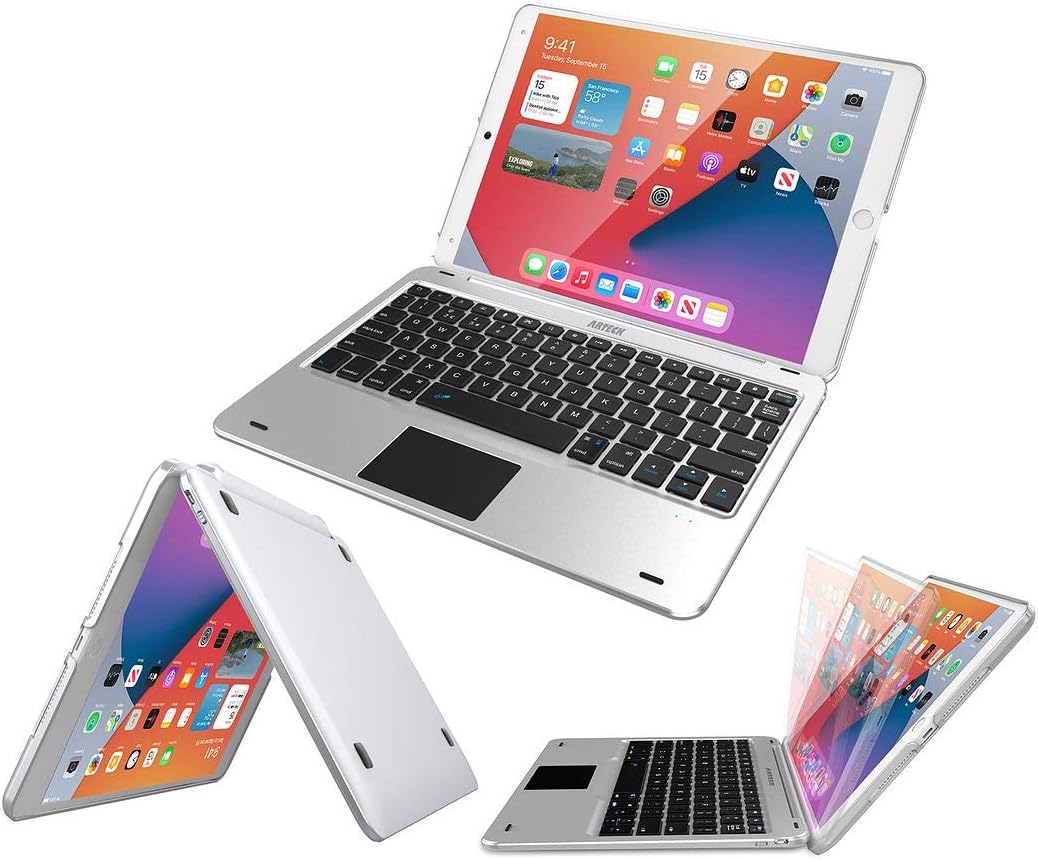 Arteck Keyboard Case with Track Pad for iPad 9th Gen 10.2-inch 2021