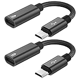 USB C to Micro USB Adapter, KUXIYAN (2 Pack) Type C