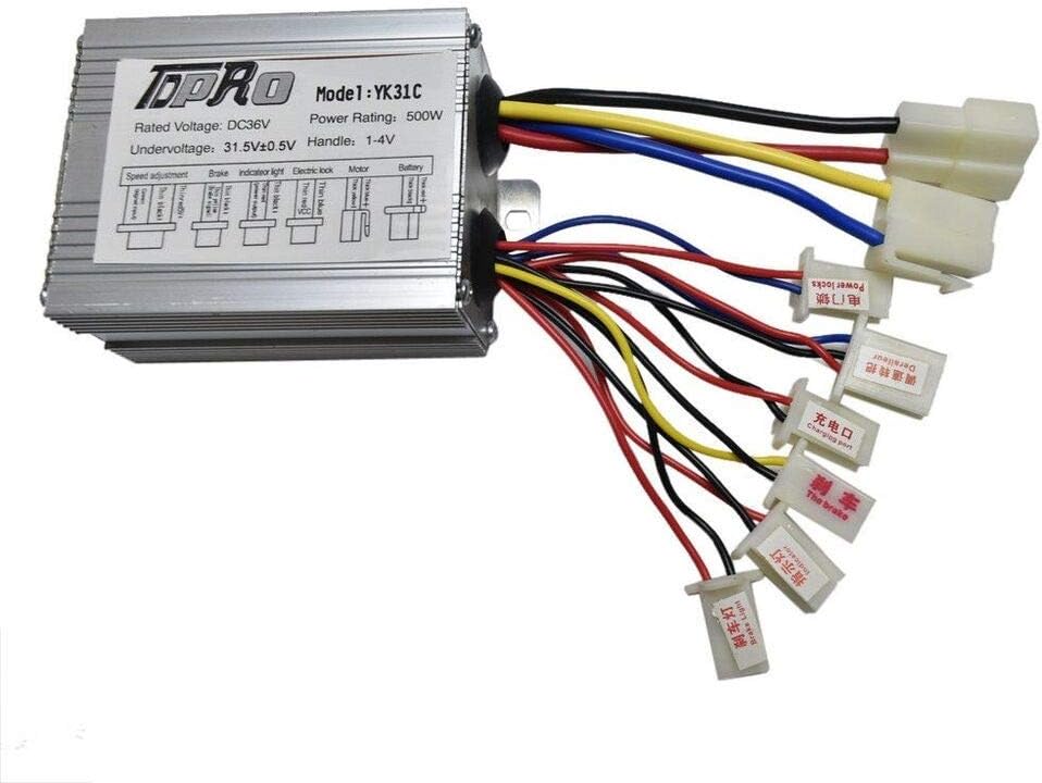 (500W, 36V) Speed Controller Control Box, Compatible with Scooter Mini Bike Quad Gokart ATV Buggy