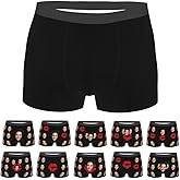 GUISOEI Cusom Boxers with Picture, Personalized Face Boxers for Men Customize, Boxers with Face Custom