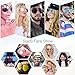 SOJOS Aviator Sunglasses Metal Frame Flat Mirrored Lens SJ1004 with Gold Frame/Pink Mirrored Lens