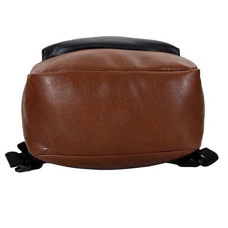 Buy Leather World Breathable Pu Leather 30 Ltrs Laptop Bags For Men Casual Backpack Men Women Stylish Bag Black At Amazon In
