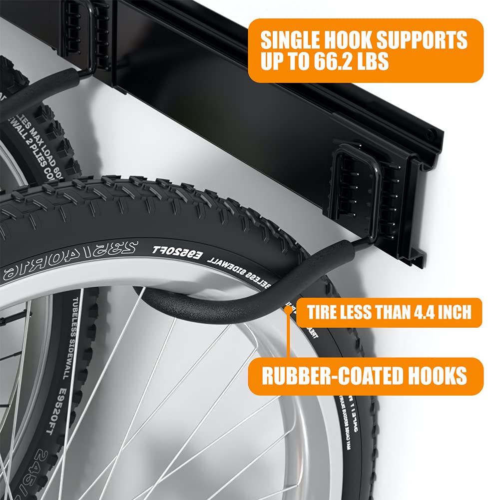 Mua TORACK Bike Storage Rack, 6 Bike Rack Wall Mount Home and Garage ...