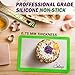 Professional Non Stick Silicone Baking Mats,Set Of 2 Half Sheet Size 11-5/8