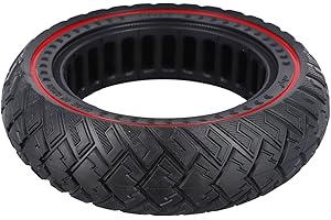 Solid Tire for NIU KQI3 Electric Scooter, 9.5x2.50 Inch Off Road Rubber Wheel, Puncture Proof Airless Replacement Tyre with R