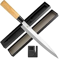 sawkit 9 inch Sashimi Knife/Sushi Chef's knifes/Bread Chef's knifes/Stainless Steel Slicing Slicing Meat and Fish…