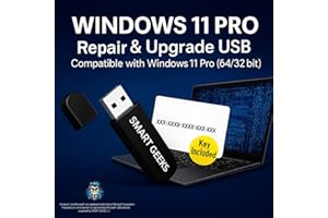 USB Compatible with Windows 11 Pro Upgrade, Recover, Repair and Restore. Kit with Key Included | Repair Tool | Free Professio