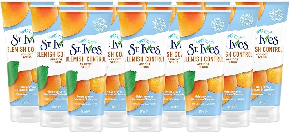 ST. Ives Blemish Control Apricot Scrub 150ml Pack of 12 Face Wash