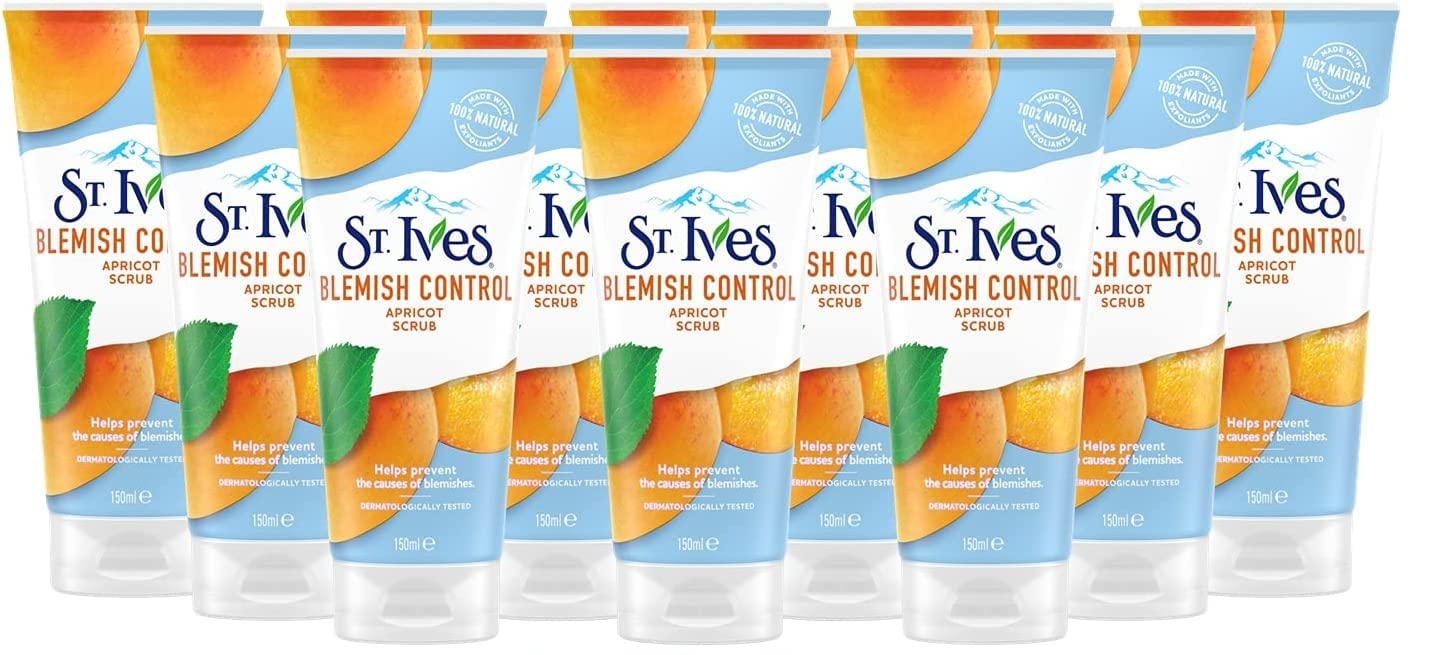.IVES St. Ives Blemish Control Apricot Scrub 150ml (12 Pack)
