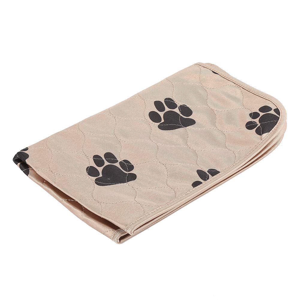 Washable Reusable Waterproof Dog Pee Pads for Training, Housebreaking and Whelping, Ideal Puppy Potty Training Mats for Dogs, Brown 40x60cm