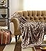 MarCielo Fleece Throw Blanket, 50 x 60 Inch Lap Fleece Blankets (Leopard)