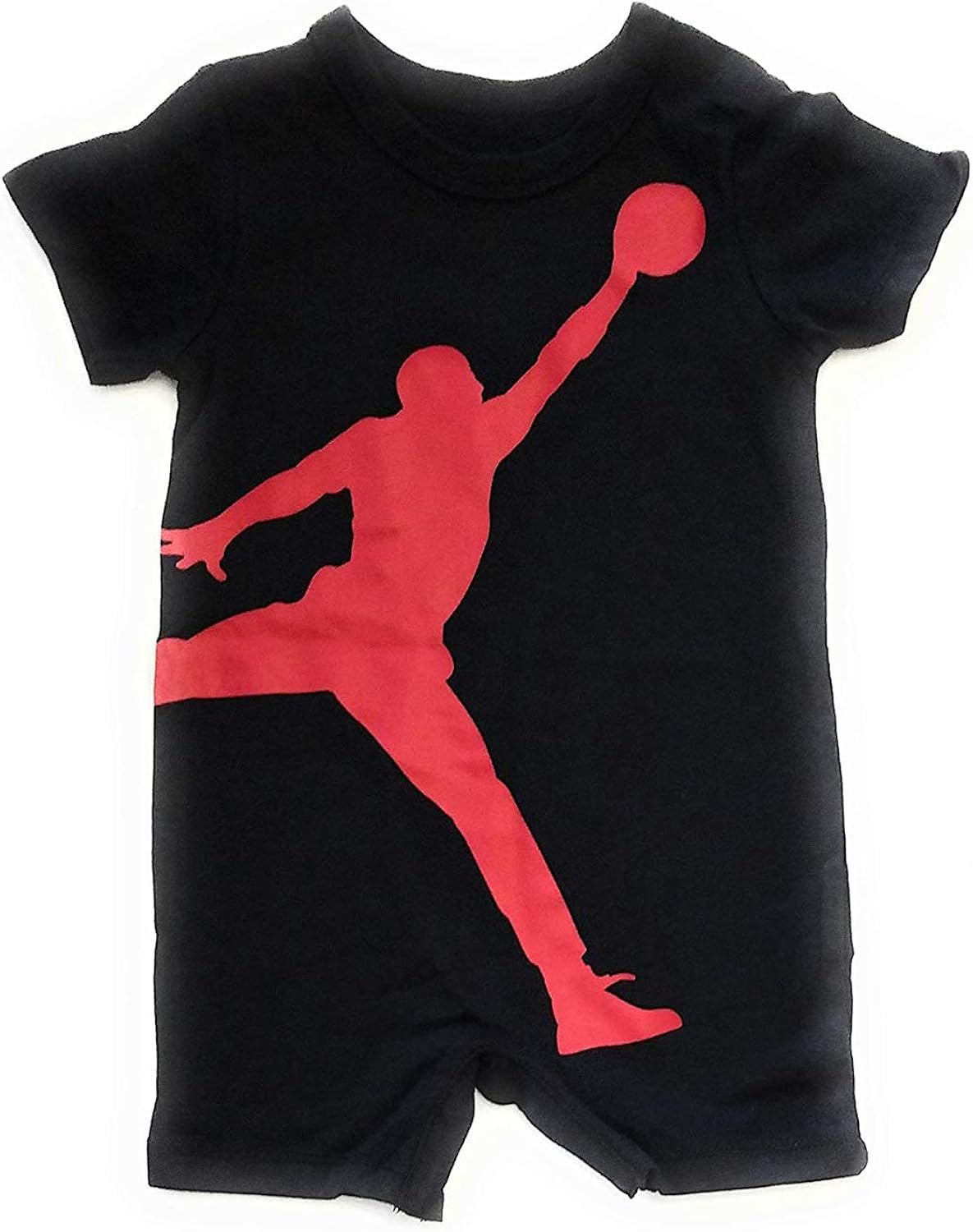 Michael Jordan Baby Boys Short Sleeve Shortall Romper (3/6