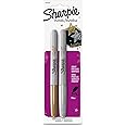 Sharpie Metallic Fine Point Permanent Markers 2/Pkg-Gold & Silver