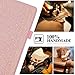 iPad Pro 12.9 (Compatible with 2017 and 2015 Model) Case, WWW [Luxury Laser Flower] Premium PU Leather Case Protective Cover with Auto Wake/Sleep Feature for iPad Pro 12.9 (Both 2017 and 2015) Pink
