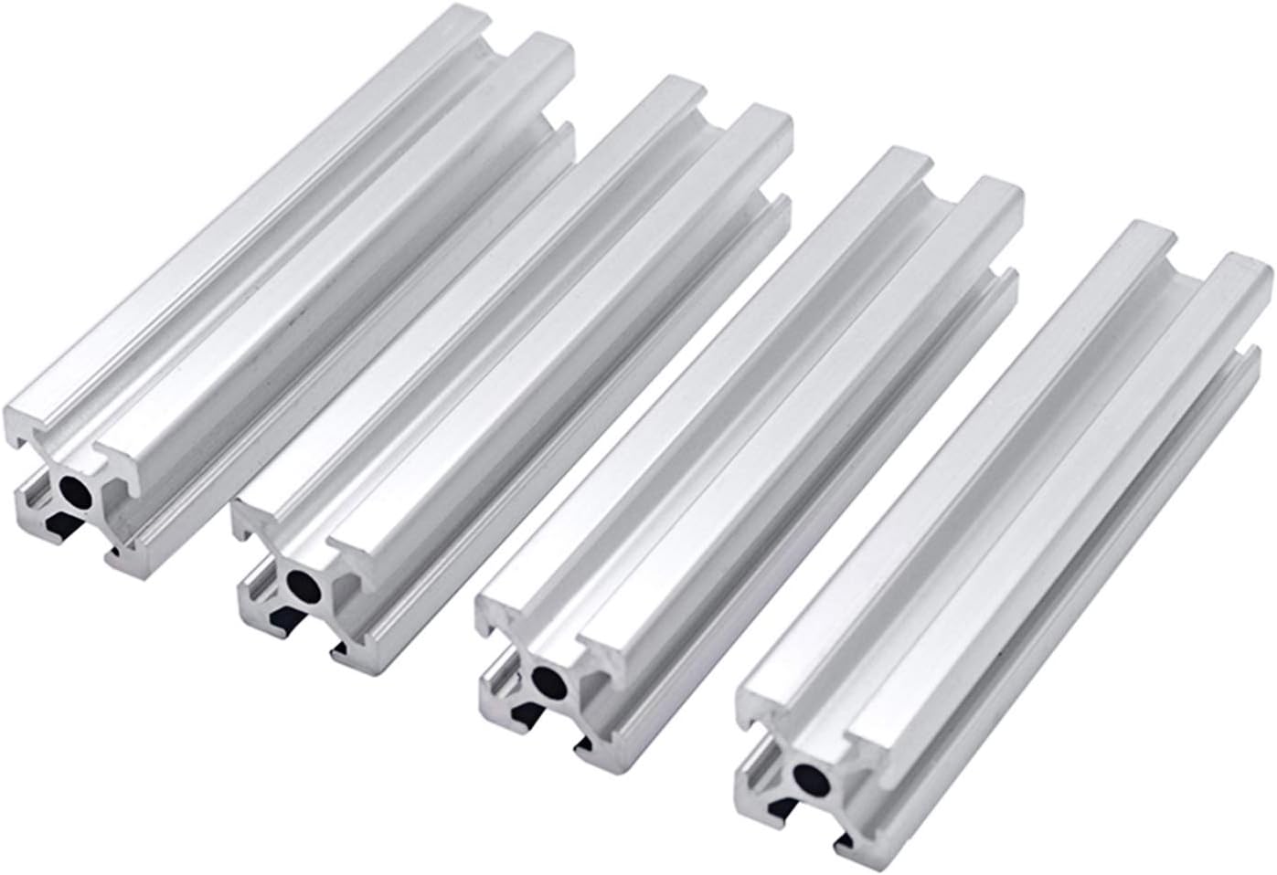 4 Pack 2020 CNC 3D Printer Parts European Standard Anodized Linear Rail Aluminum Profile Extrusion for DIY 3D Printer (400mm)