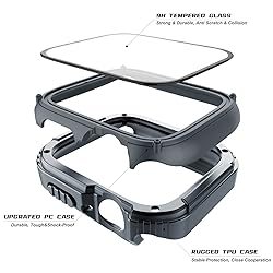 Adepoy 2 Pack Rugged Case Compatible for Apple