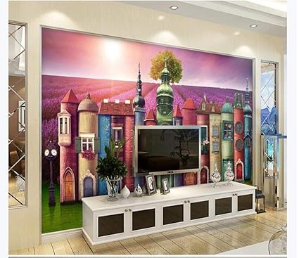 Carta Da Parati Adesiva Vintage Bambini 3d Pittura Murale