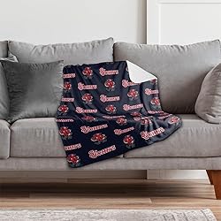 St. Johns University Logo Pattern Sherpa