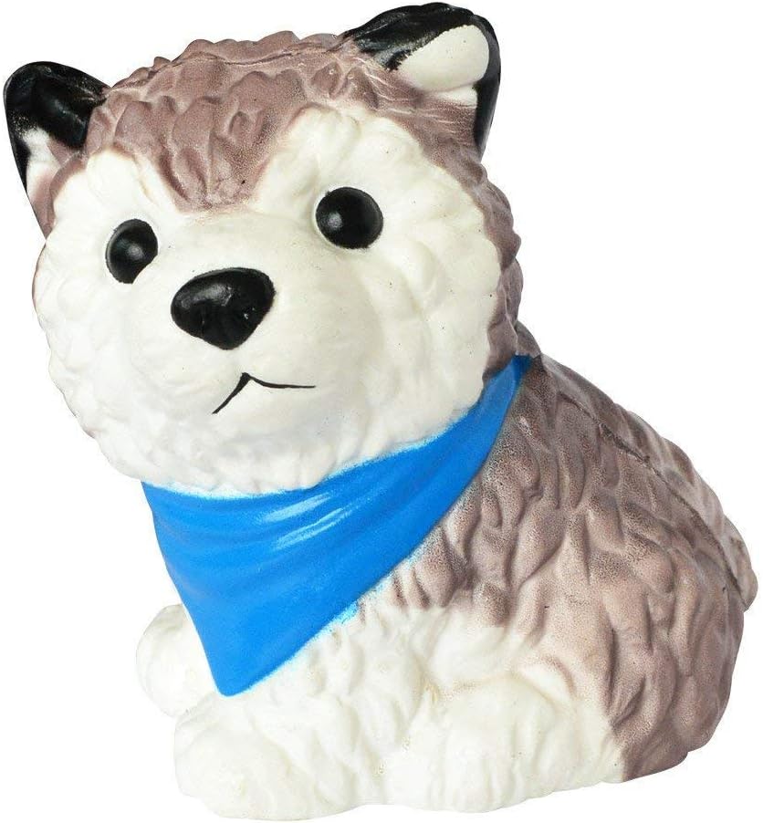 TaoNaisi Cute Husky Rising Squeeze Toy Slow Squishies Cream Scent Squeeze Kid Toy Phone Gift Gift for Stress Reduce