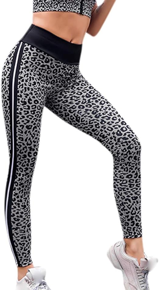 leopard print gym tights