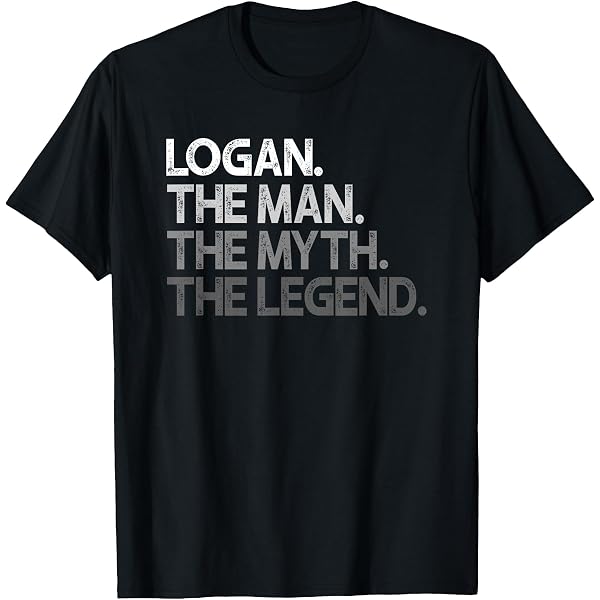 Amazon.com: Logan Personal Name Funny Logan T-Shirt : Clothing
