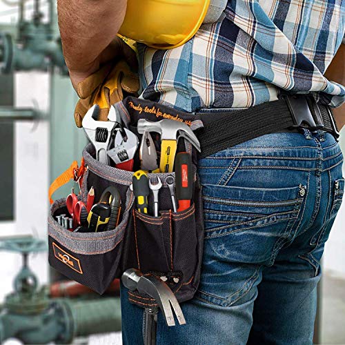 Werkzeuggürtel Werkzeugtasche Werkzeugbeutel Gürteltasche für Werkzeugen Robustem Nylon Magnetisches Armband… – Bild 8