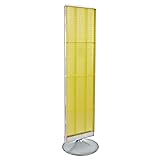 Azar Displays 700440-YEL, Two-Sided PEGBOARD Floor