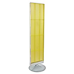Azar Displays 700440-YEL, Two-Sided PEGBOARD Floor