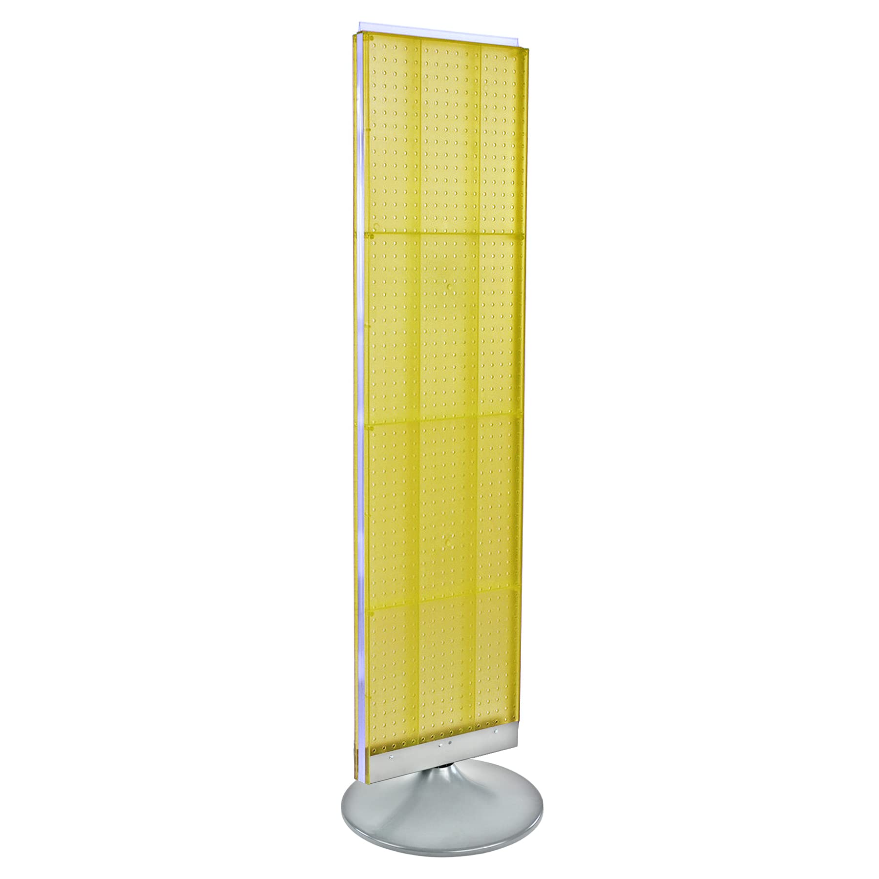 Azar Displays 700440-YEL, Two-Sided PEGBOARD Floor