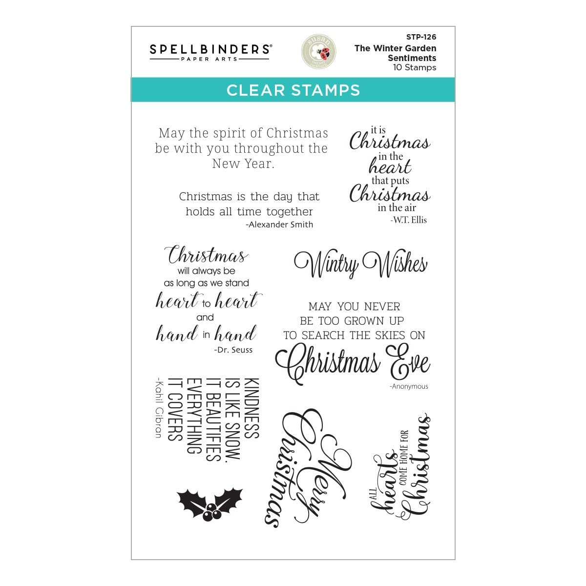 Spellbinders The Winter Garden Sentiments