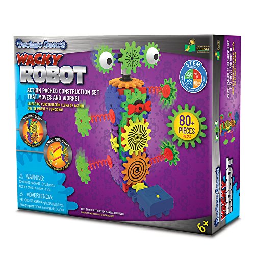 image for The Learning Journey Techno Gears STEM Construction Set - Wacky Robot 