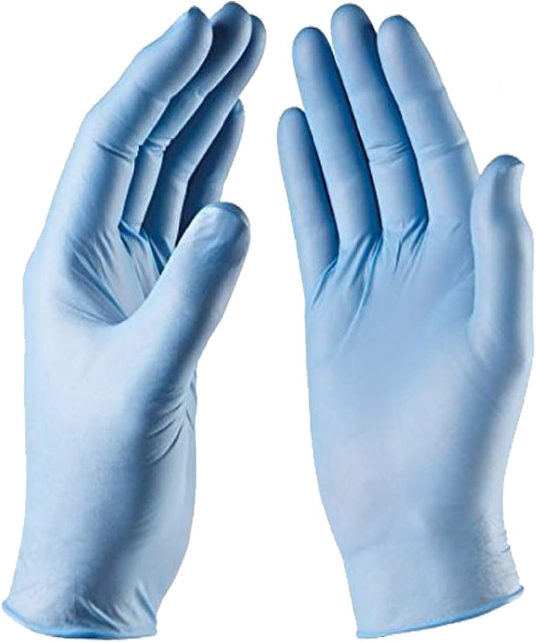 VividNitrile Blue Medical Grade Non-Sterile Exam Gloves – Non-Latex, Powder, Rubber Free – for Dental, Medical, Food Handling, Automotive, Art, Craft, Home Use – 200 Count, Size Large, PureCare