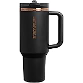 STANLEY Quencher ProTour Flipstraw Tumbler, 40 oz, Messi Goat Black | Built-In Straw & Handle | Cupholder Compatible for Trav