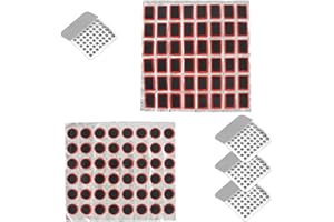 100PCS Bicycle Tube Patch Kit - 96 Pcs Tube Patch Kits, Bike Tire Patch Kit， Lightweight Bike Tire Puncture Repair Patch Kit 