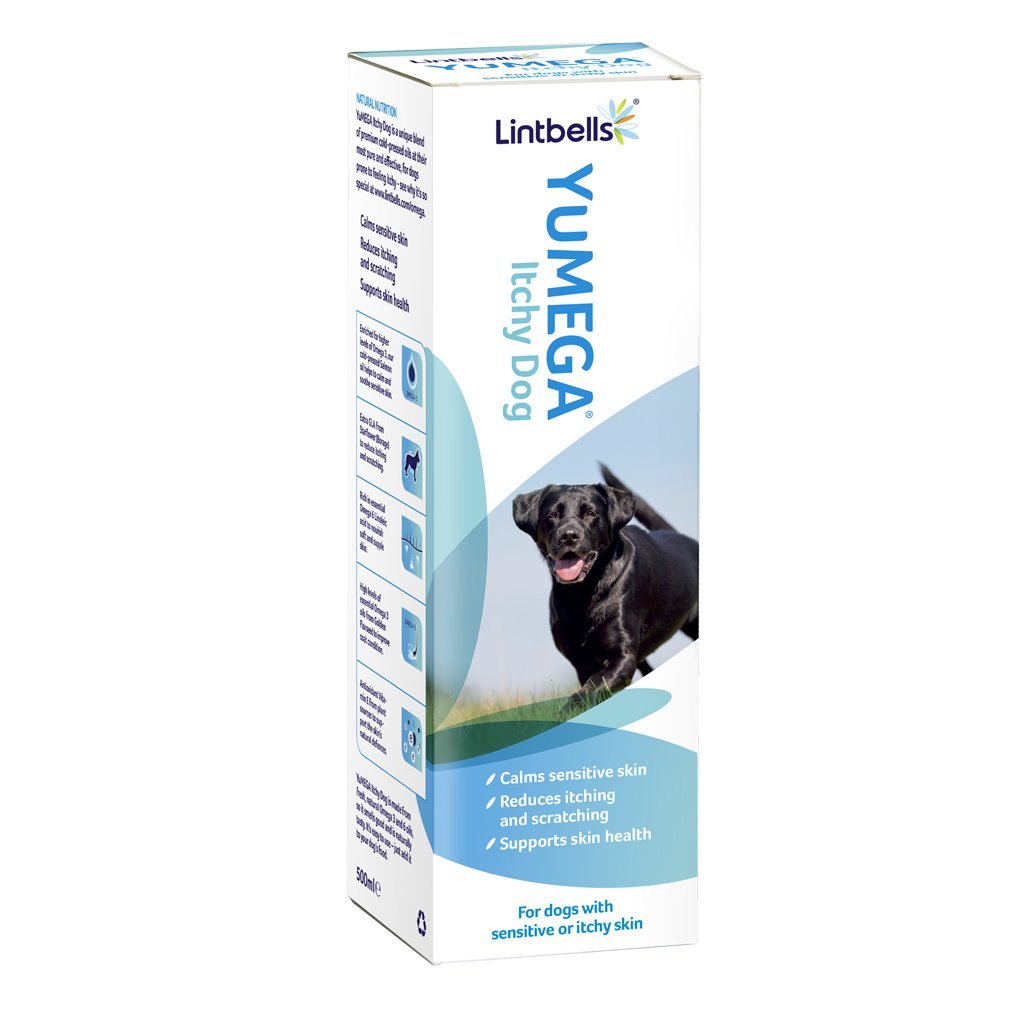 Lintbells YuMEGA Itchy Dog Supplement for dogs with itchy or sensitive