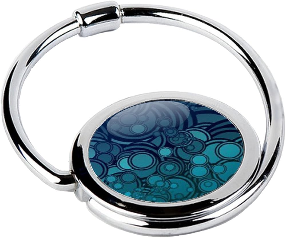 Miss Kha Psychedelic Foldable Bag Hook Blue