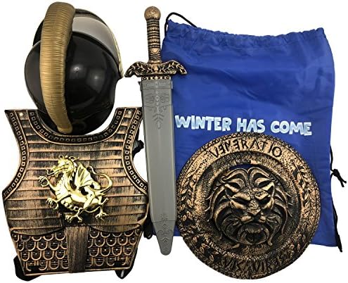 Knight Suits for Kids Ancient Roman Armor Suit Spartan Samurai Suit Knight Crusador Full Suit of Cosplay Costume