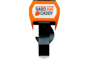 HANGEN Hard Hat Caddy, All-in-One PPE Organizer with Magnetic Backing, Belt Clip, & Hook, Compatible with All Safety Gear Brands, Ideal for Construction, Utility, Line Workers & Miners