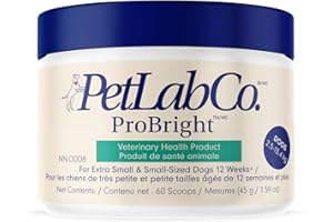 PetLab Co. ProBright Dental Powder - Dog Breath Freshener - Teeth Cleaning Made Easy – Targets Tartar & Bad Breath - Formulat
