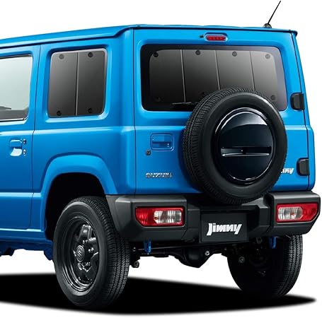 Amazon Co Jp 新型 ジムニー Jb64 ジムニーシエラjb74 カーテン サンシェード 車中泊 グッズ プライバシーサンシェード リア用 01s G021 Re 車 バイク