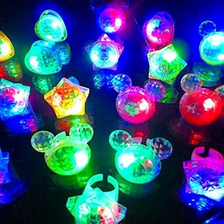 Amazon 光るﾀﾞｲﾔゆびわ まとめ買い 36個 縁日用品 おもちゃ