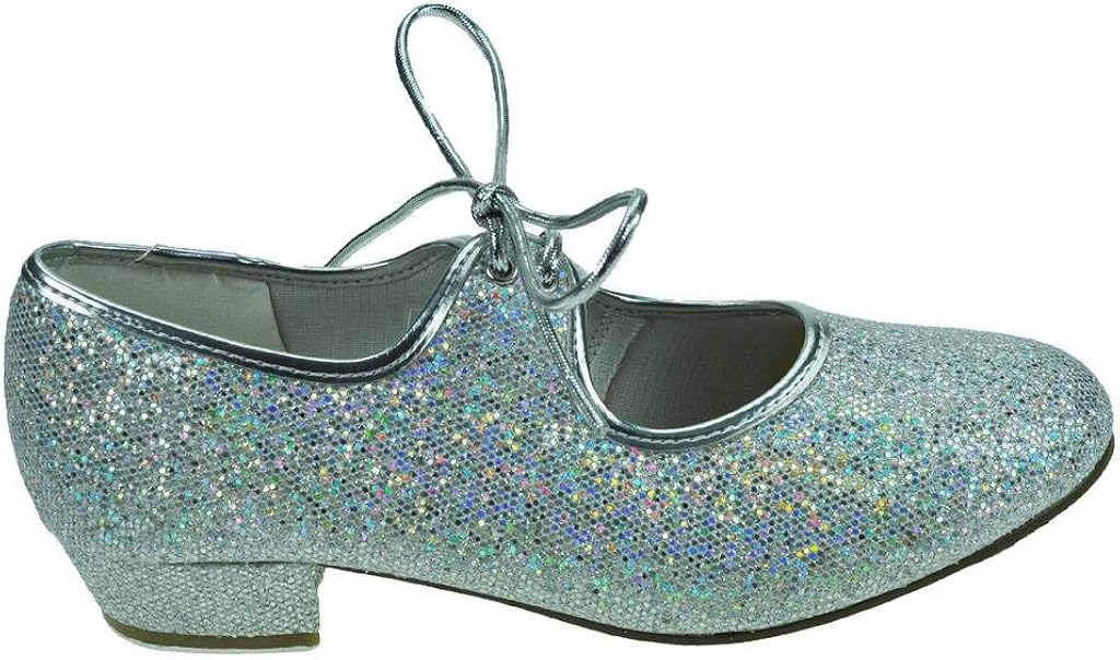 Starlite Silver Maisie Glitter Tap Shoe 9 UK Amazon.co.uk Shoes & Bags
