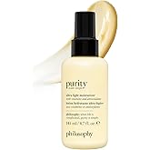 philosophy purity made simple pore ultra-light face moisturizer - with vitamins C & E, green tea, meadowfoam & chia seed oil - nourishing formula delivers 24-hour hydration - 4.7 fl oz