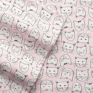 Amazon.com: Cuddl Duds PINK CATS Flannel Sheet Set QUEEN