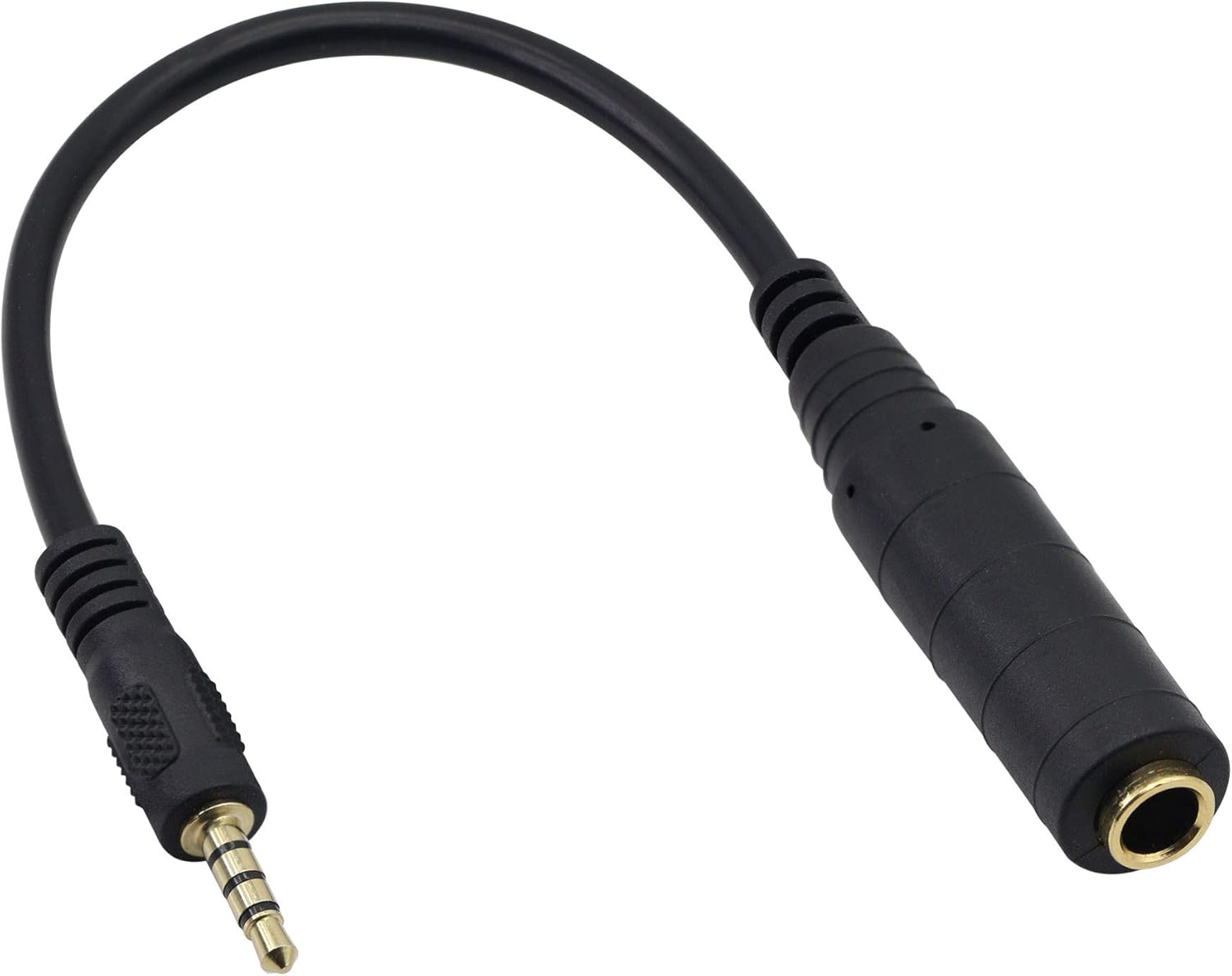 1/4″to 1/8″Adapter,6.35mm Stereo Jack to 3.5mm TRRS Male Audio Cable