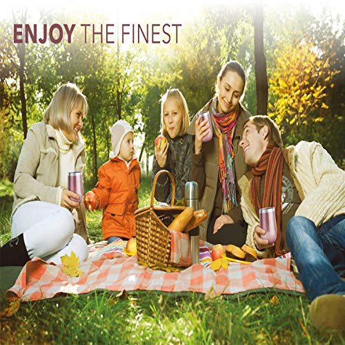 image for Carpe 12 oz Stemless Insulated Wine Glass Tumbler with Sliding Lid and