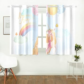 Amazon Com Wiedlkl Living Room Sheer Curtains Cute