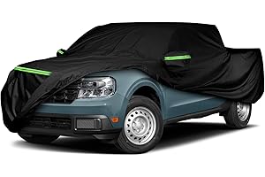 SPORTULI Waterproof Car Covers Replace for 2021-2025 Ford Maverick XL XLT Lariat, 6 Layers All Weather Custom-fit Car Cover with Zipper Door & Windproof Bands for Snow Rain Dust Hail Protection