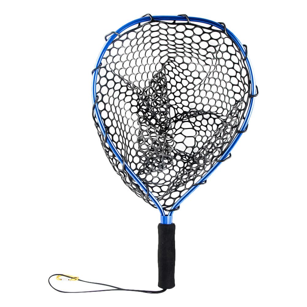 Fishing Net Aluminum Alloy Scoop Net Lightweight Landing Net Boating Freshwater Fishing